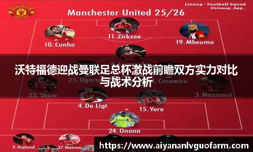 沃特福德迎战曼联足总杯激战前瞻双方实力对比与战术分析